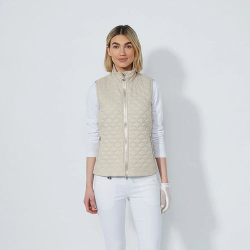 DS Quilt Raw Beige Padded Vest | Daily Sports