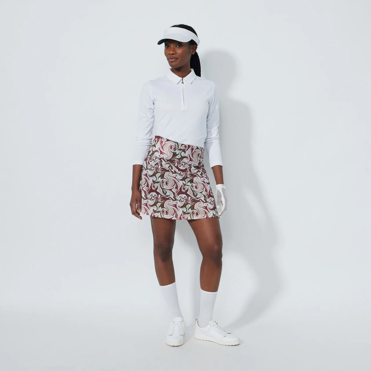 DS BREEZE SWIRL PRINT SHORT SKORT | DAILY SPORTS