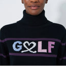 DS LOGO ROLL-NECK PULLOVER | DAILY SPORTS