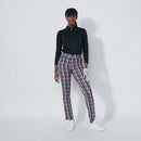 DS GOLF BLACK PLAID PRINT PANTS 32" | DAILY SPORTS