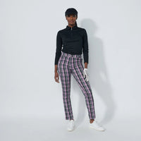 DS GOLF BLACK PLAID PRINT PANTS 32" | DAILY SPORTS