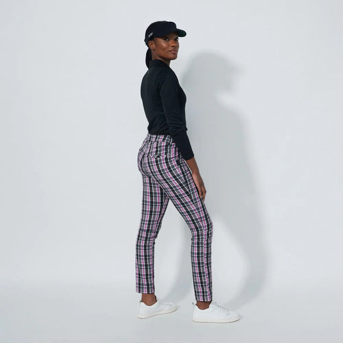 DS GOLF BLACK PLAID PRINT PANTS 32" | DAILY SPORTS