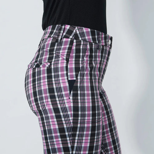 DS GOLF BLACK PLAID PRINT PANTS 32" | DAILY SPORTS