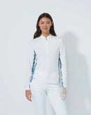 BREEZE WHITE LONG SLEEVE HALF NECK TOP- DAILY SPORTS
