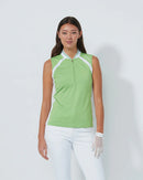 Sculpt Bitter Lemon Sleeveless Sleeve Polo-Daily Sports