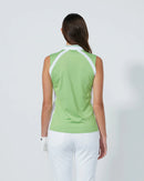 Sculpt Bitter Lemon Sleeveless Sleeve Polo-Daily Sports