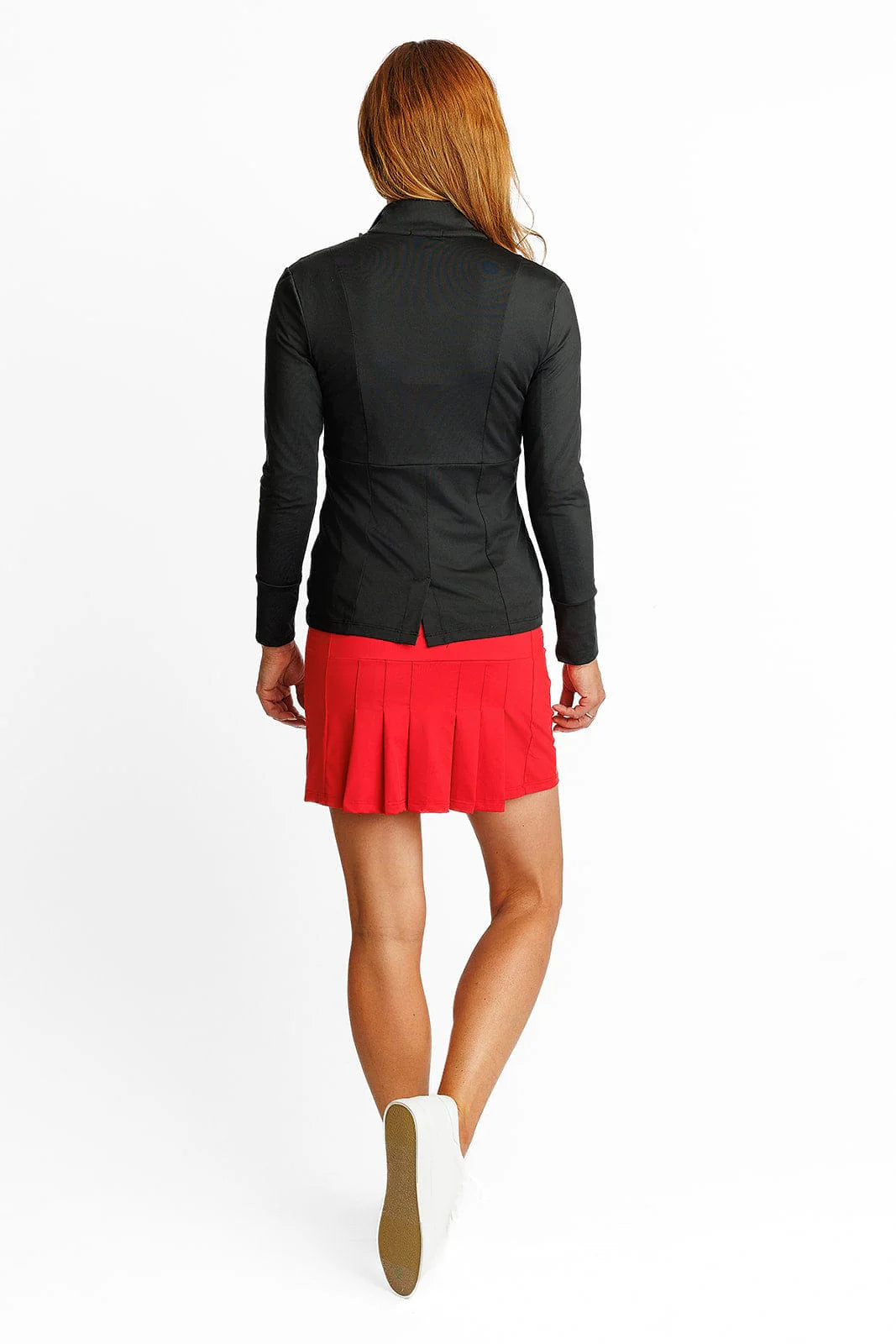 Marisa Pleated Skort - Red | Amy Sport