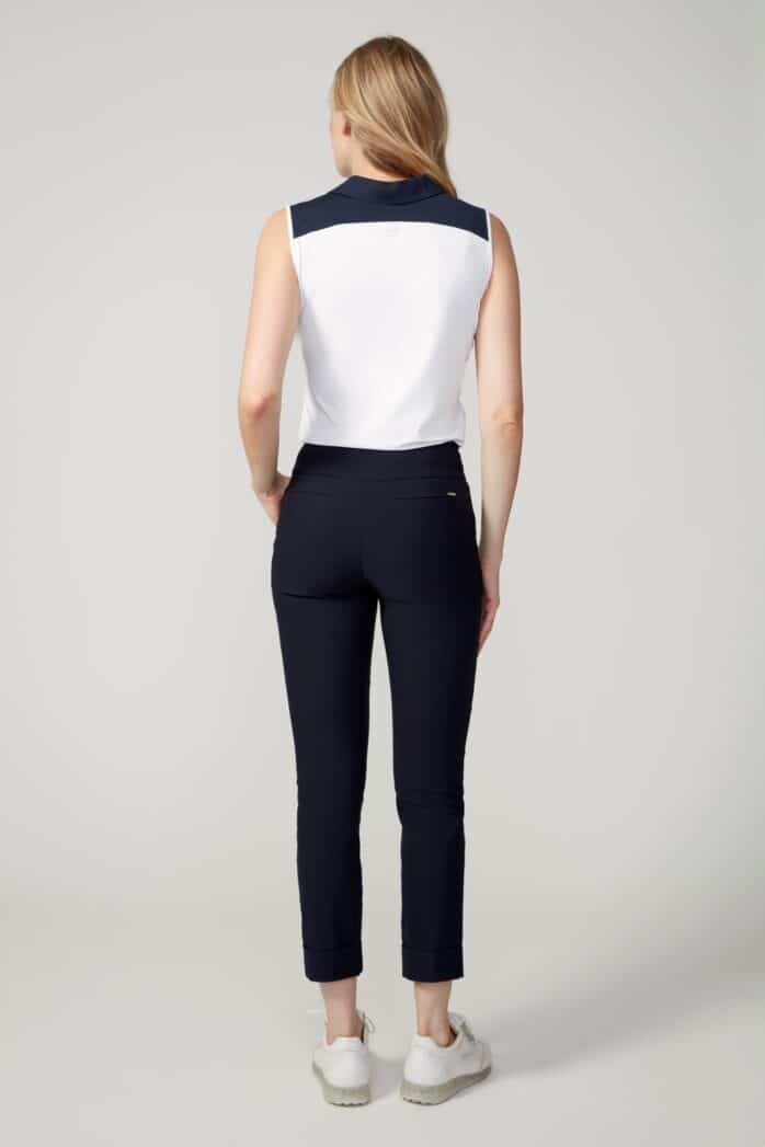 ARMANI TWILL CUFFED ANKLE PANT