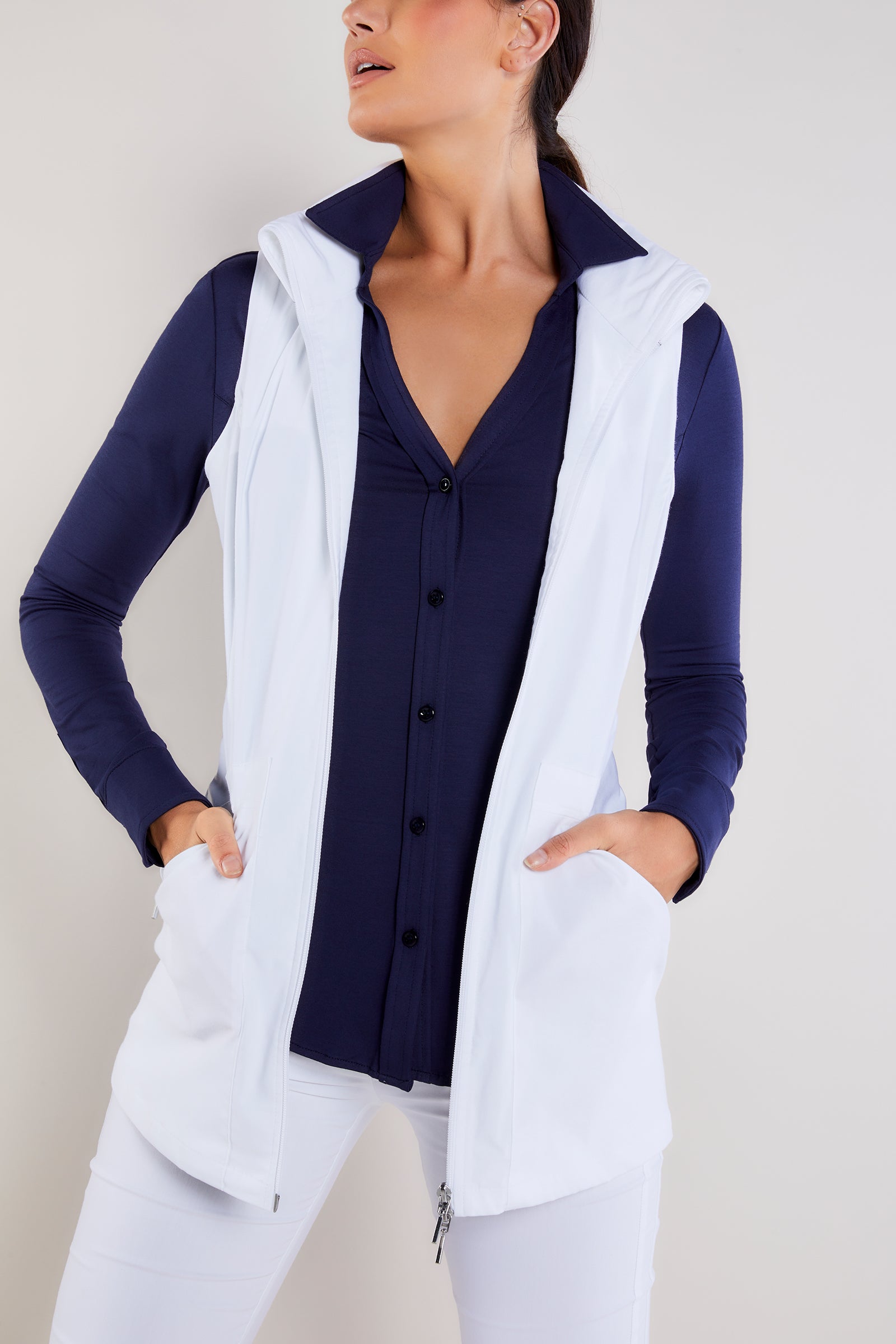 Nikki Longsleeve Pique Shirt | ANATOMIE