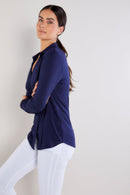 Nikki Longsleeve Pique Shirt | ANATOMIE