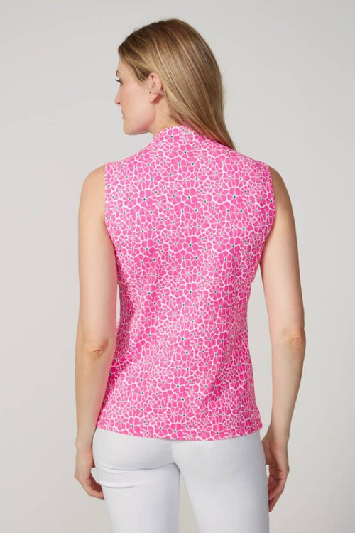 PINK ASTER SLEEVELESS VELOCITY TOP-SWING CONTROL