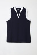 CONTRAST SLEEVELESS VELOCITY TOP-SWING CONTROL