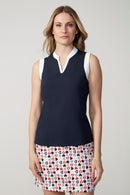 CONTRAST SLEEVELESS VELOCITY TOP-SWING CONTROL
