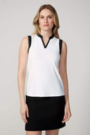 CONTRAST SLEEVELESS VELOCITY TOP-SWING CONTROL
