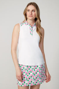 GREEN HEARTS SLEEVELESS VELOCITY TOP | SWING CONTROL