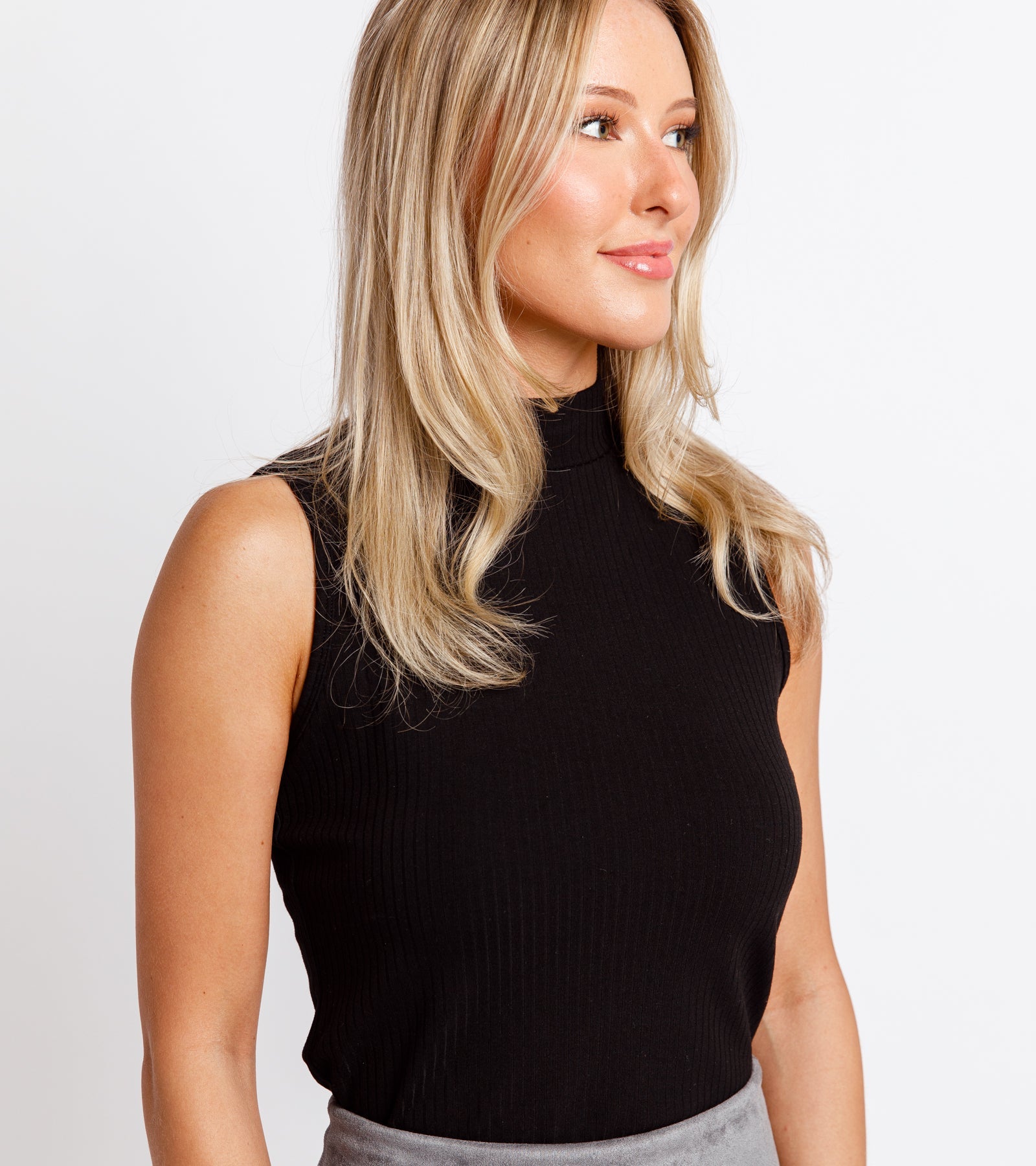 Seville Ribbed Mock Neck CALLIOPE GOLF