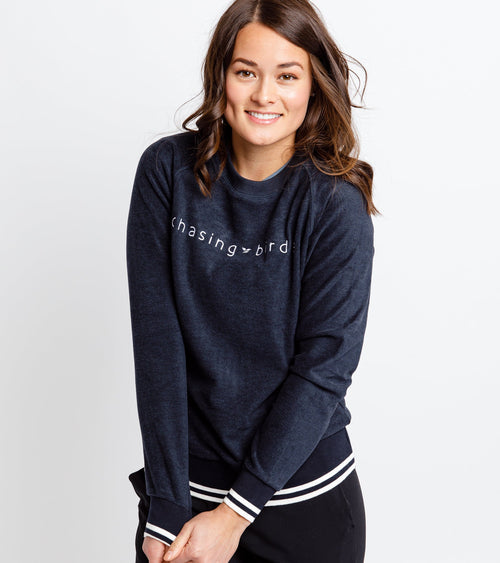 Chasing Birdies Varsity Sweatshirt CALLIOPE GOLF