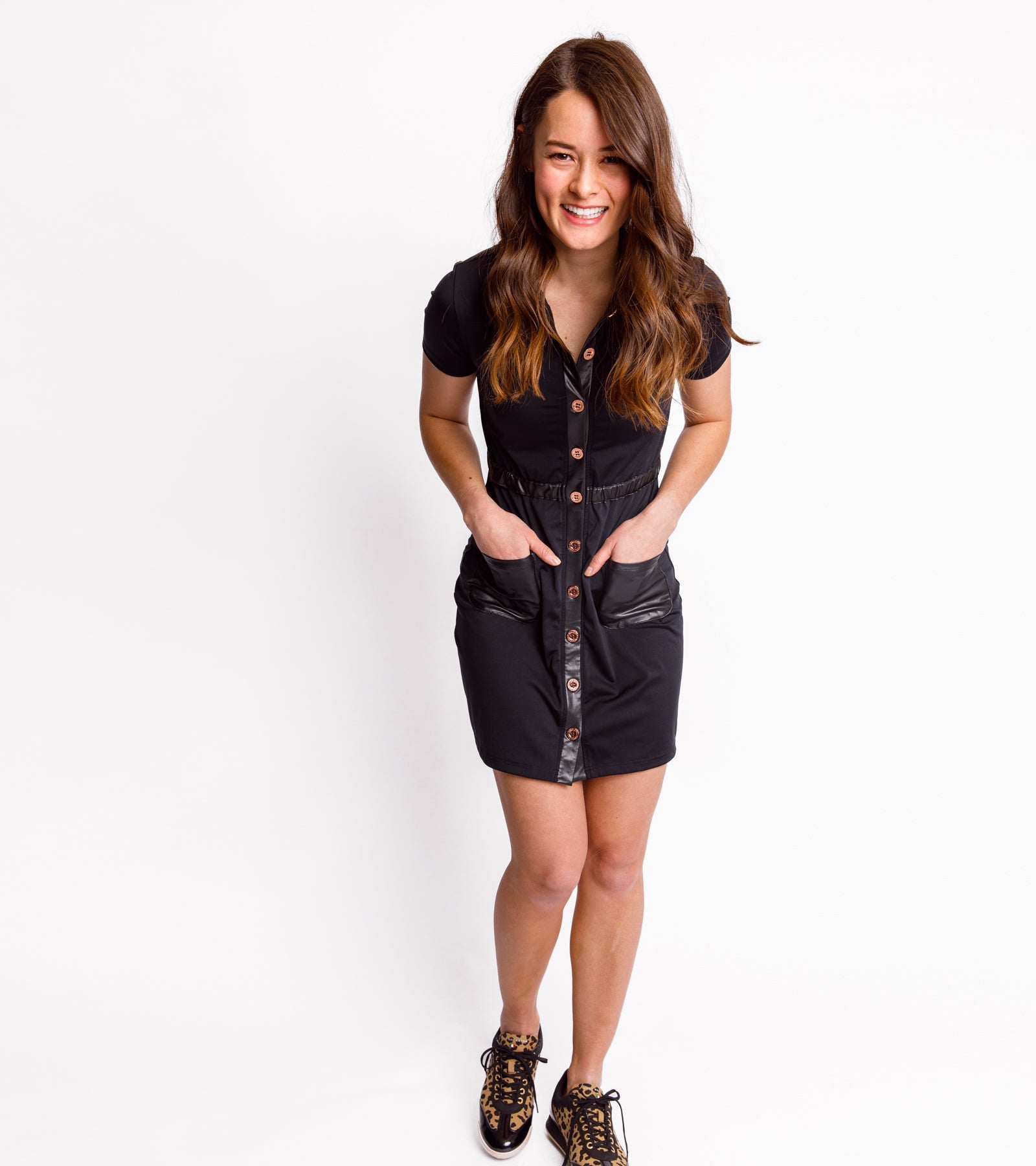 Lucky in "Leather" Dress CALLIOPE GOLF