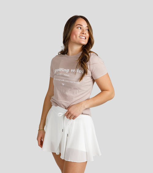 Golfing Wife Tee CALLIOPE GOLF
