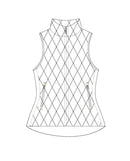 AJ Vest - White Quilted AMY SPORT