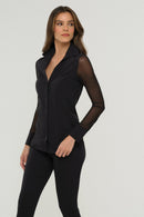 Beth Button-Front Shirt