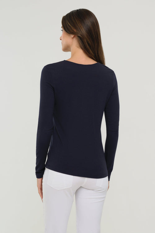 Calista Roll up Henley Top | ANATOMIE
