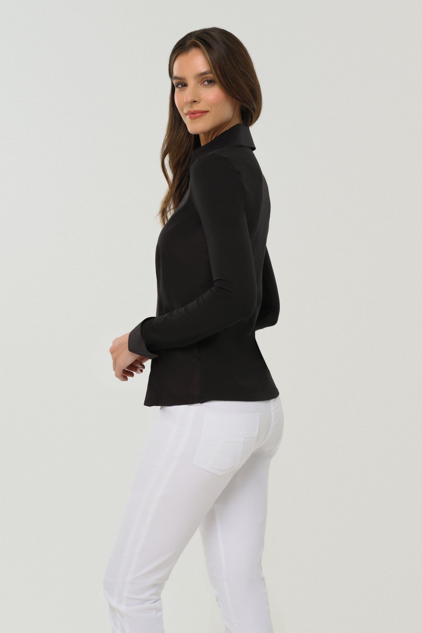 Alida Button Down Poplin Shirt | ANATOMIE