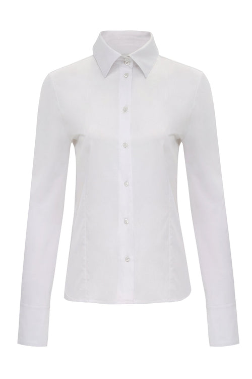 Alida Button Down Poplin Shirt | ANATOMIE