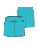 Aurora Skort - Blue Agave AMY SPORT
