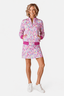 Danni Bomber Jacket - Sunrise Bloom Qulted  AMY SPORT