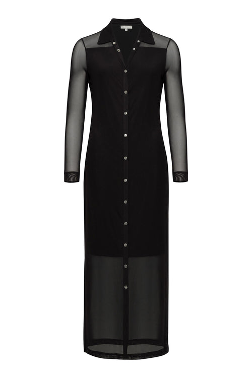 Colette Mesh Overlay Dress | ANATOMIE