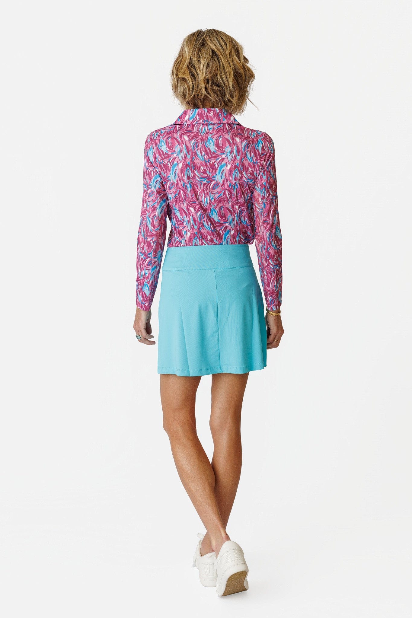 Aurora Skort - Blue Agave AMY SPORT