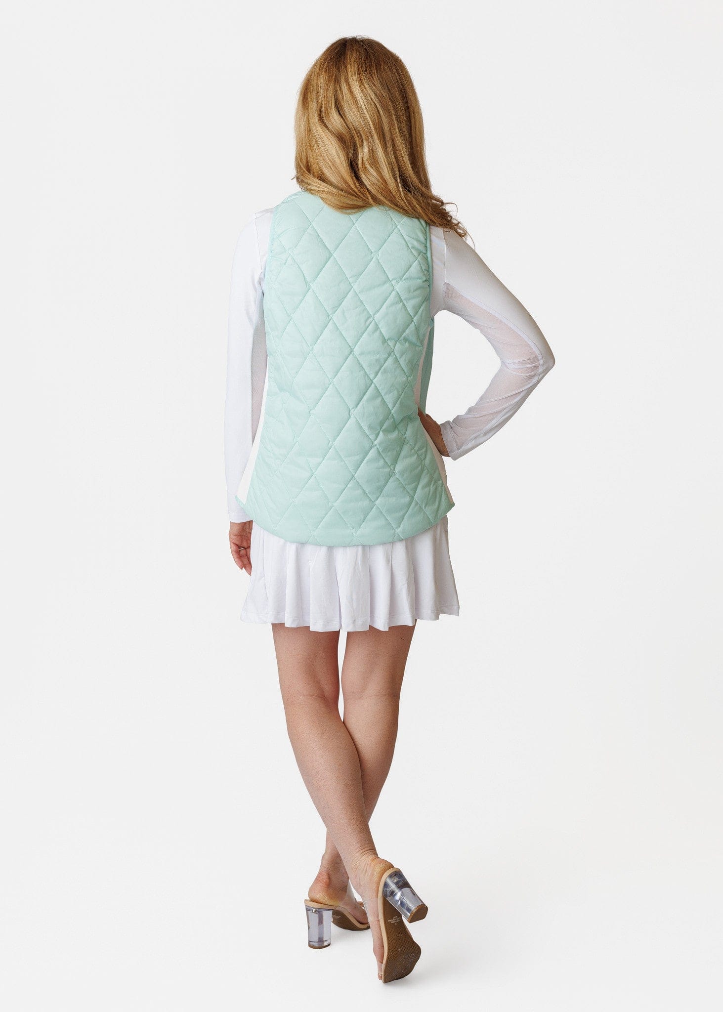 AJ Vest - Mint Mirage Quilted AMY SPORT