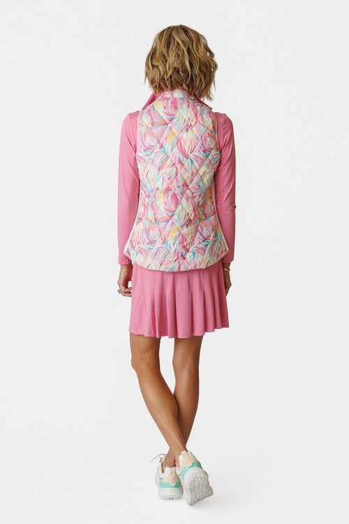 AJ Vest  Sunrise Bloom Quilted  AMY SPORT