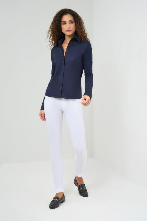 Alida Button Down Poplin Shirt | ANATOMIE
