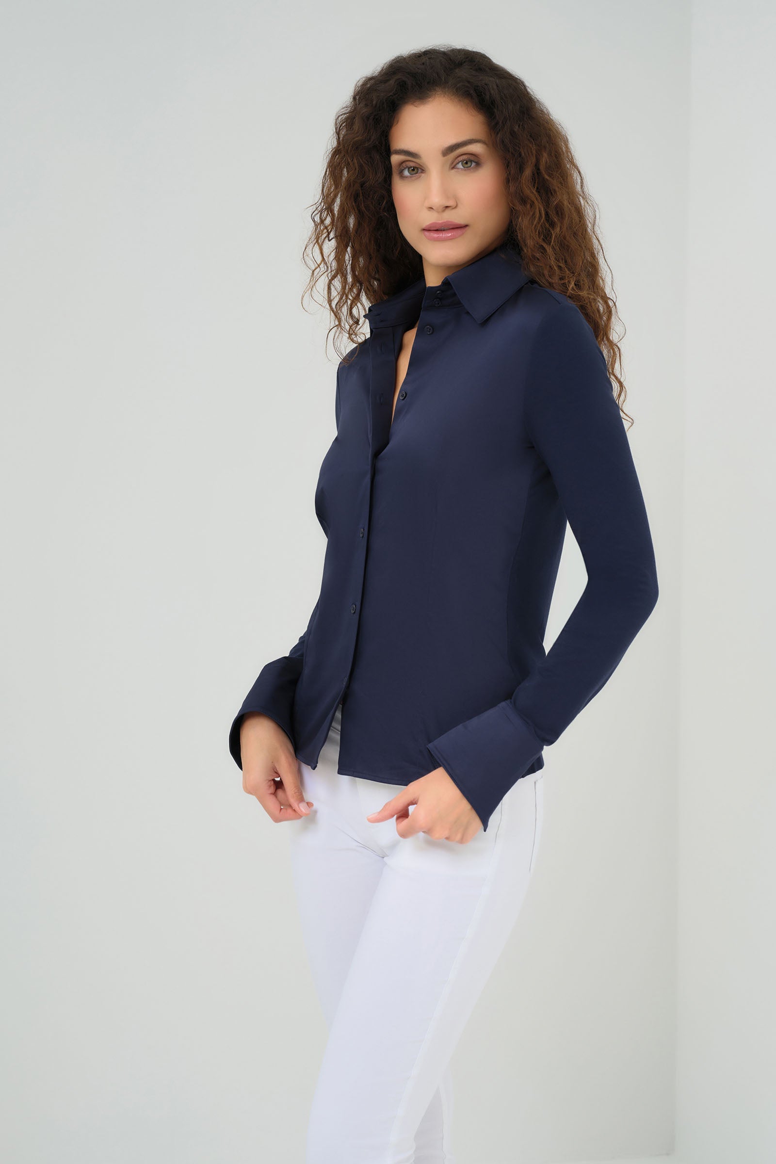 Alida Button Down Poplin Shirt | ANATOMIE