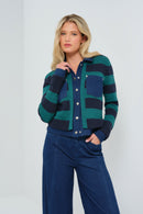 Sienna Sweater Knit & Performance Denim Trucker Jacket ANATOMIE