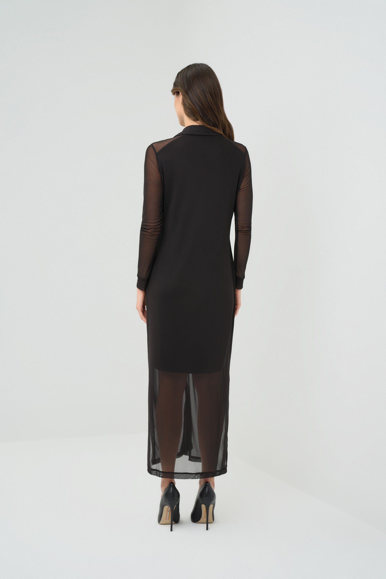 Colette Mesh Overlay Dress | ANATOMIE