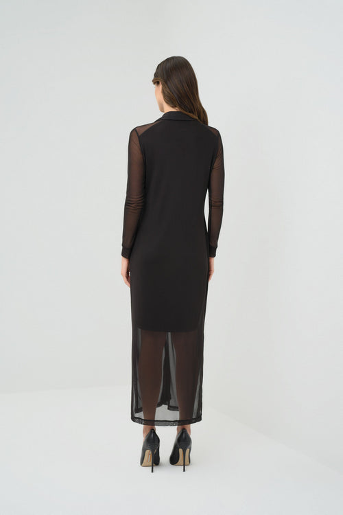 Colette Mesh Overlay Dress | ANATOMIE