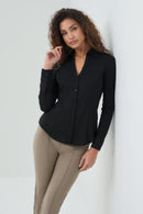 Nikki Longsleeve Pique Shirt | ANATOMIE