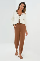 NORIA FLUID WOVEN PANT WITH FLY-FRONT DRAWCORD