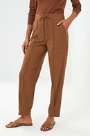 NORIA FLUID WOVEN PANT WITH FLY-FRONT DRAWCORD