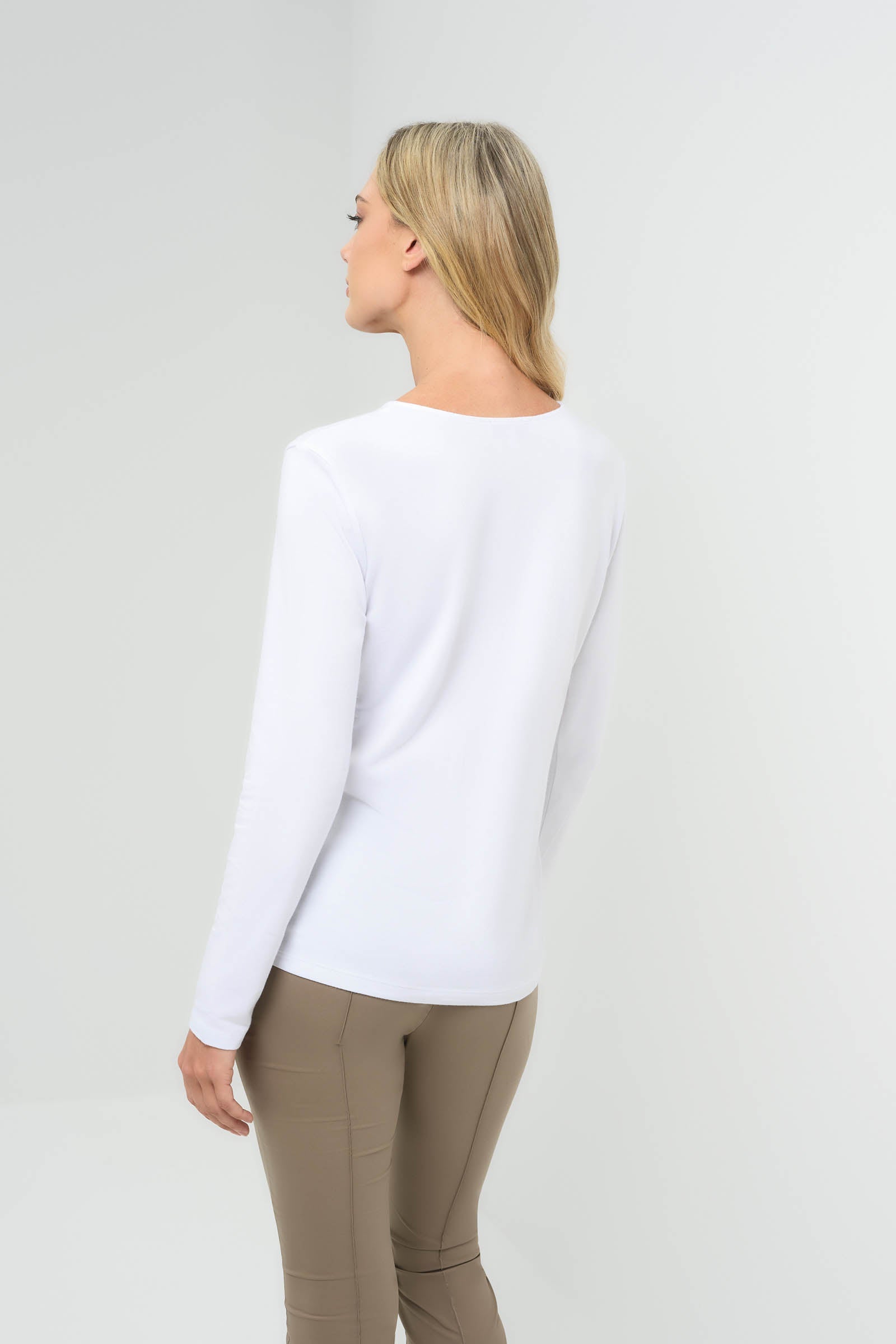 Calista Roll up Henley Top | ANATOMIE