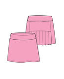 Marisa Pleated Skort - Canyon Blush 18" | AMY SPORT