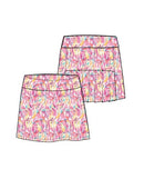 Marisa Pleated Skort - Sunrise Bloom 18" AMY SPORT