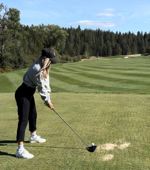 Melia 1/4 Zip Crop Sweatshirt CALLIOPE GOLF