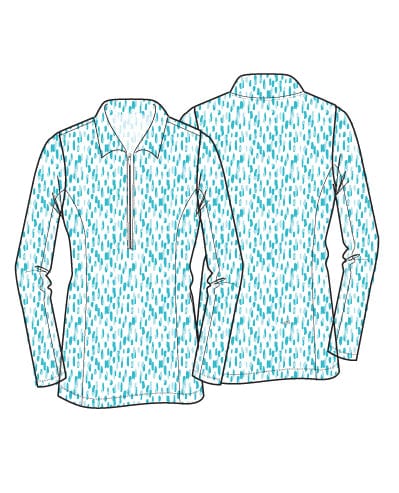 Olivia Long Sleeved Top - Coachella AMY SPORT