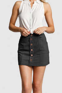 COEUR Full Button Down Sleeveless Polo CALLIOPE GOLF