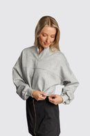 Melia 1/4 Zip Crop Sweatshirt CALLIOPE GOLF