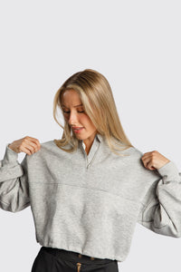 Melia 1/4 Zip Crop Sweatshirt CALLIOPE GOLF